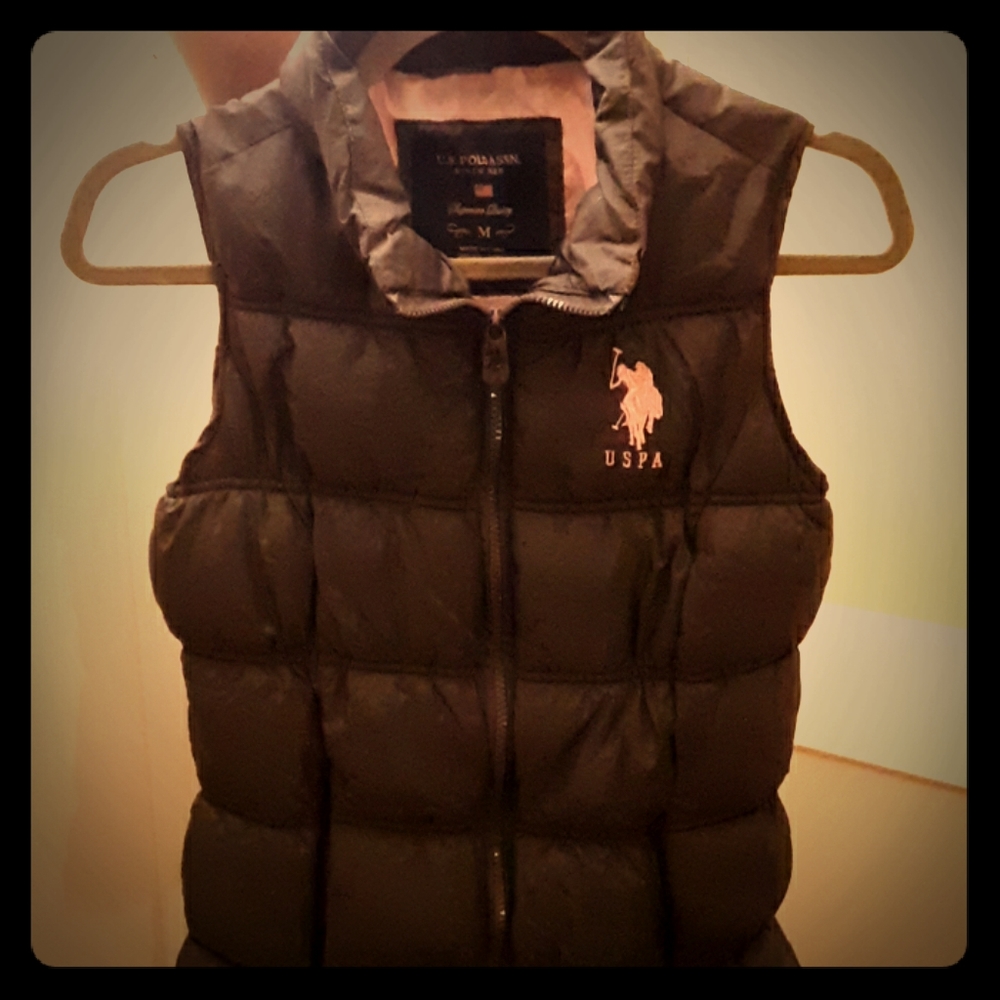 Women's grey Polo vest